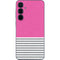 Pink and Grey Stripes Galaxy A36 5G Skin